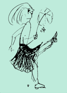 Squiggle indicating the playfulness of individual membership